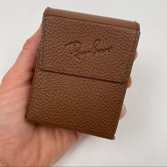 RayBan Blue Mirror Lens Gold Wire Folding Frames - Picture 3 of 16